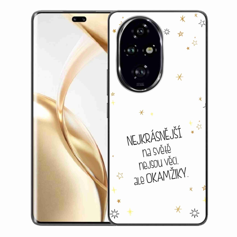 Gél borítás mmCase a Honor 200 Pro 5G készülékhez - Idézet 4 fehér háttér