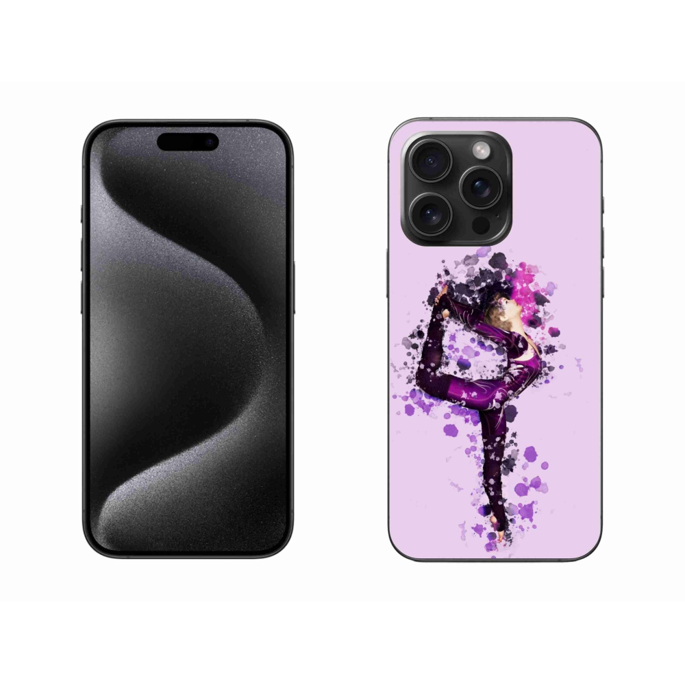 Zselés borítás mmCase iPhone 15 Pro Max készülékhez - balerina