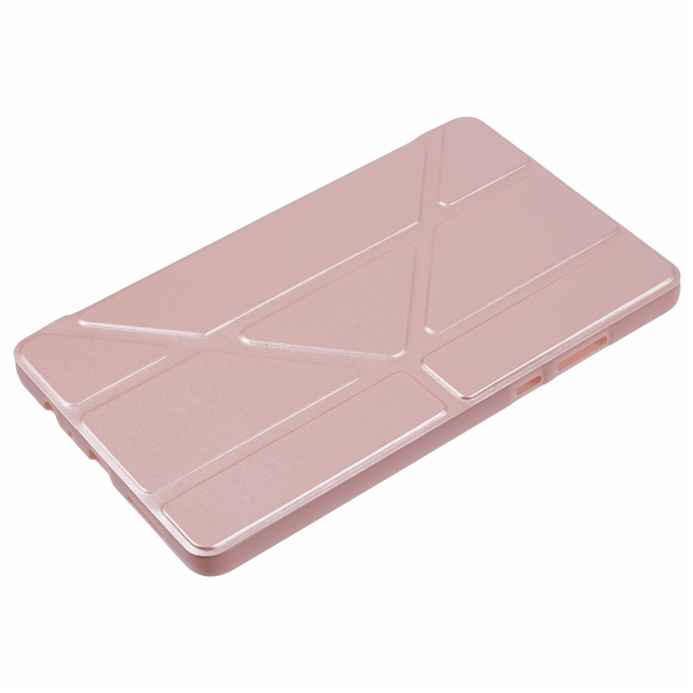 Origamis összecsukható tablet tok Xiaomi Redmi Pad SE 8.7 - rózsaarany