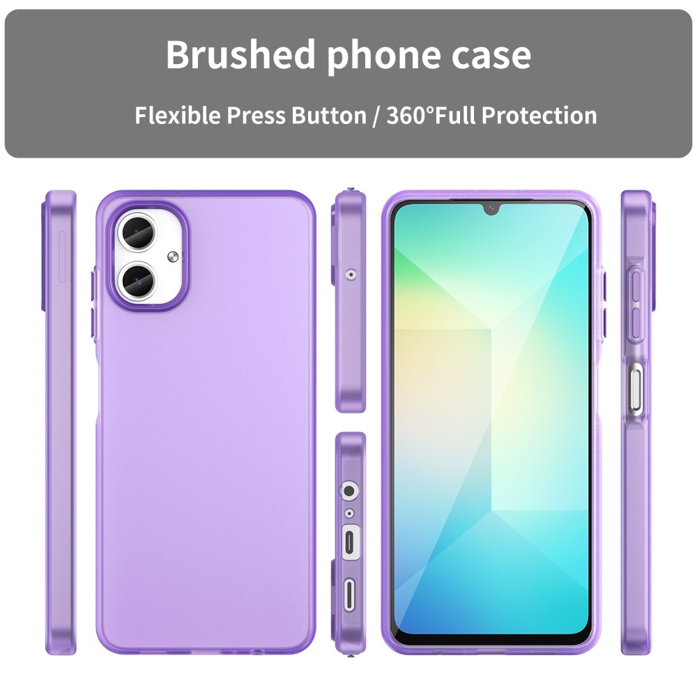 Candys matt zselés tok Samsung Galaxy A06 4G - lila