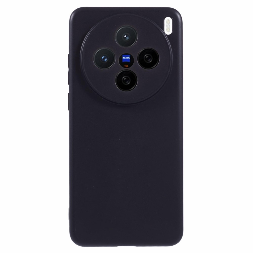 Fényes zselés tok a Vivo X200 5G készülékhez - fekete