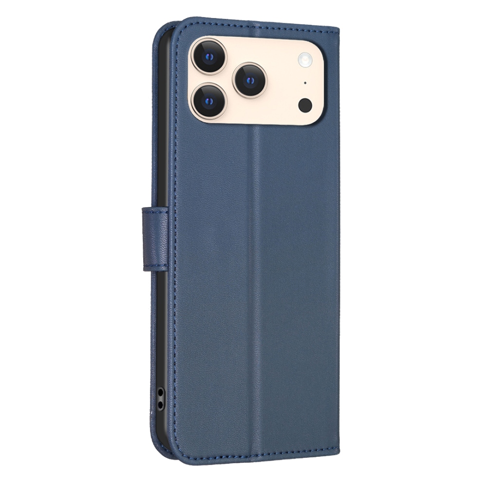 Clover könyv tok iPhone 17 Pro Max készülékhez - kék