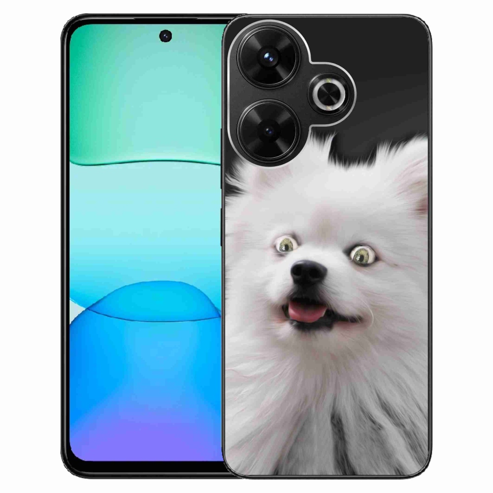 Gél borítás mmCase a Xiaomi Redmi 13 4G/Poco M6 4G számára - fehér tipp