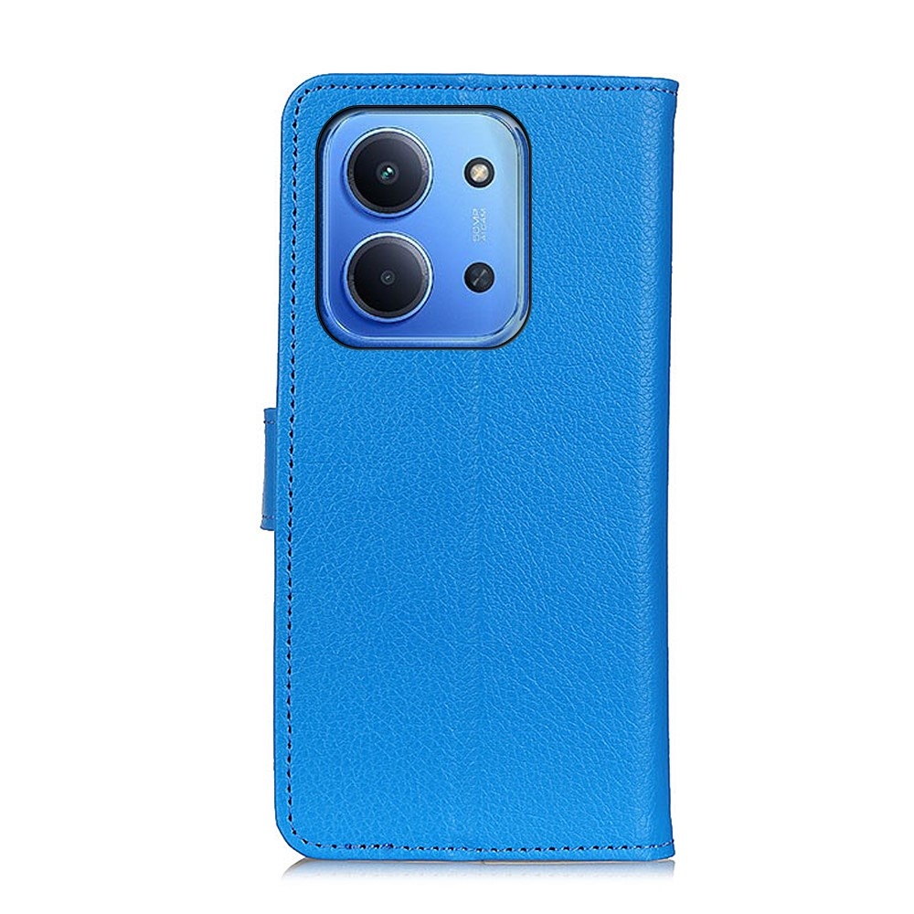 Litchie könyv tok Xiaomi Redmi 15C 4G/5G (173mm) - kék