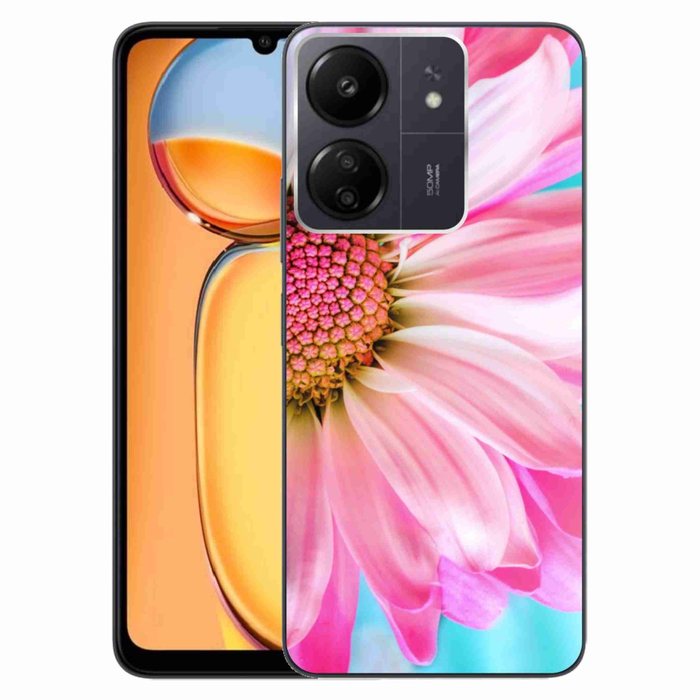 Gél borítás mmCase a Xiaomi Poco C65/Redmi 13C-hez - rózsaszín virág