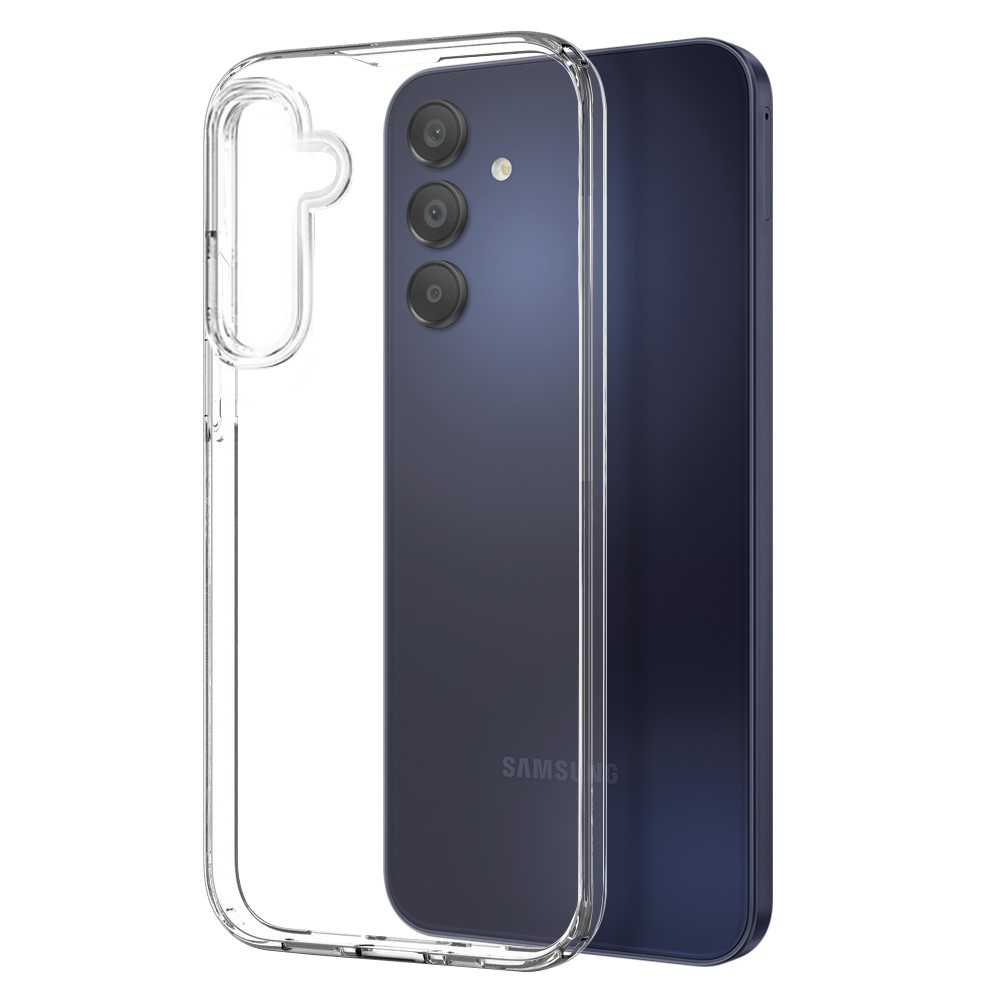 NORTHJO átlátszó zselés tok + edzett üveg Samsung Galaxy A15 4G/5G - átlátszó