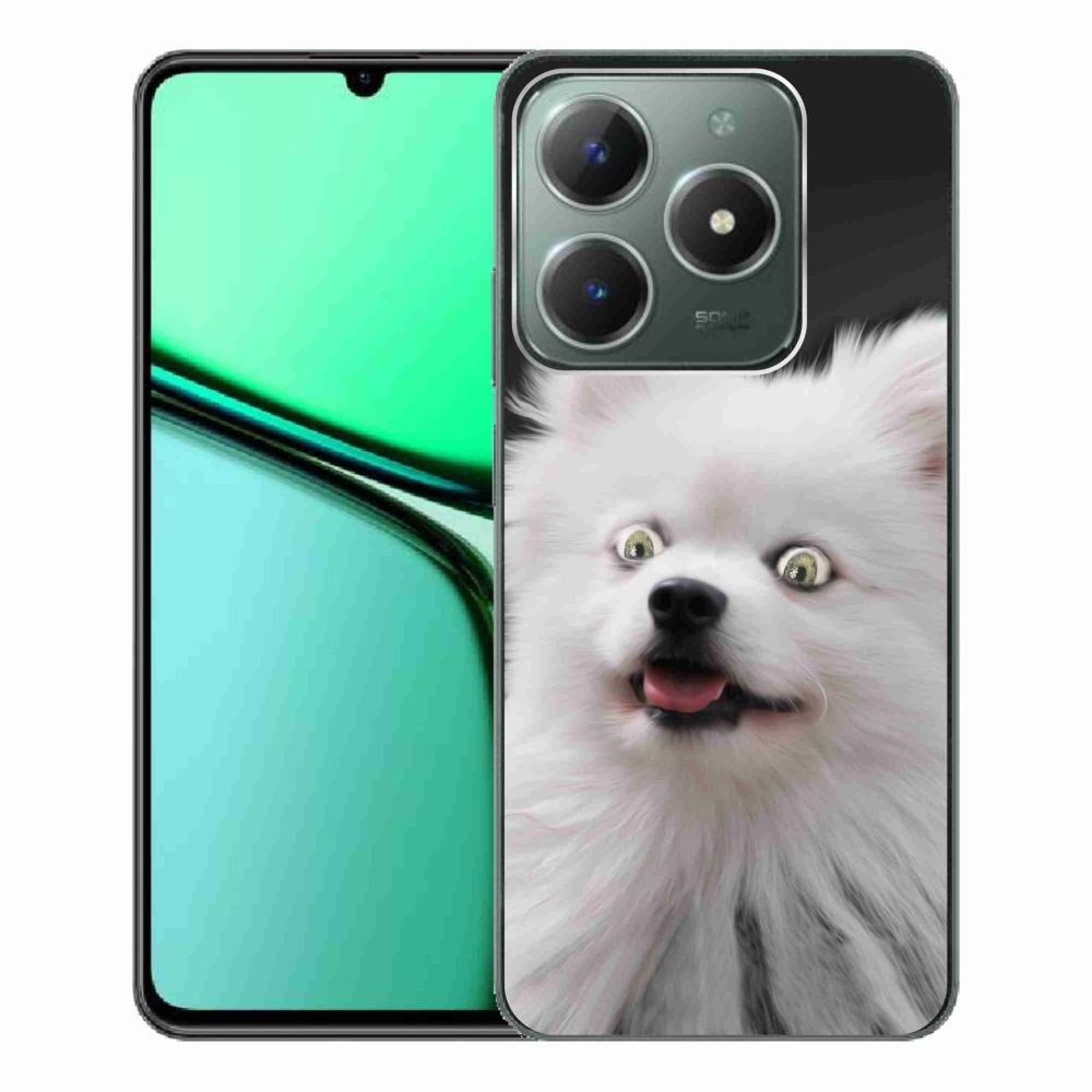 Zselés borítás mmCase a Realme C61 készülékhez - fehér hegyű