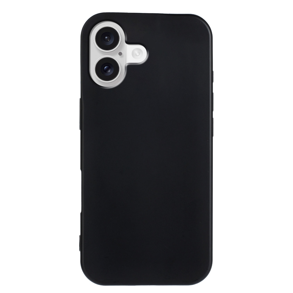 Matt zselés tok iPhone 17 készülékhez - fekete