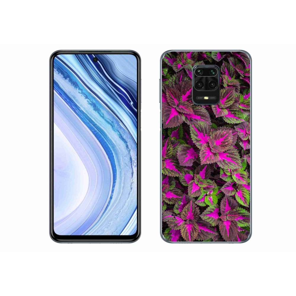 Gél borító mmCase a Xiaomi Redmi Note 9S-hez - virág 10