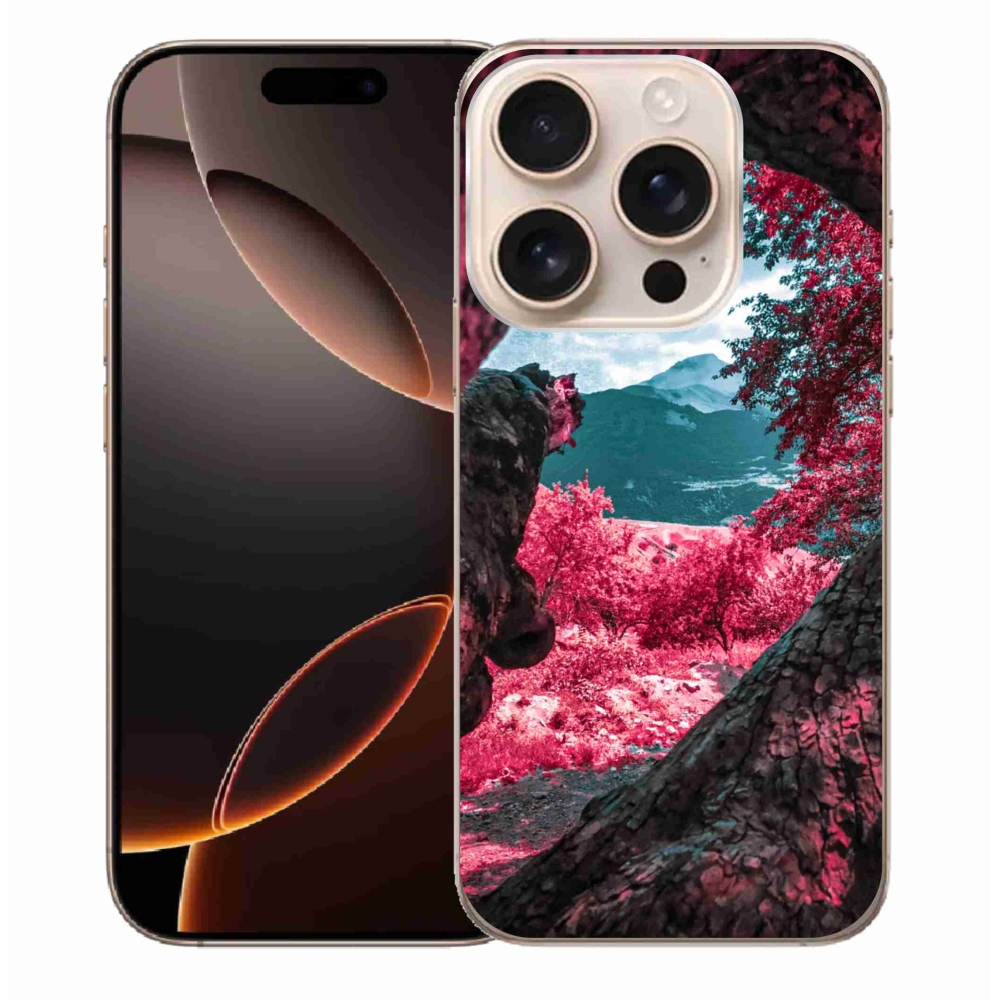 Zselés borítás mmCase iPhone 16 Pro Max készülékhez - hegyi kilátás