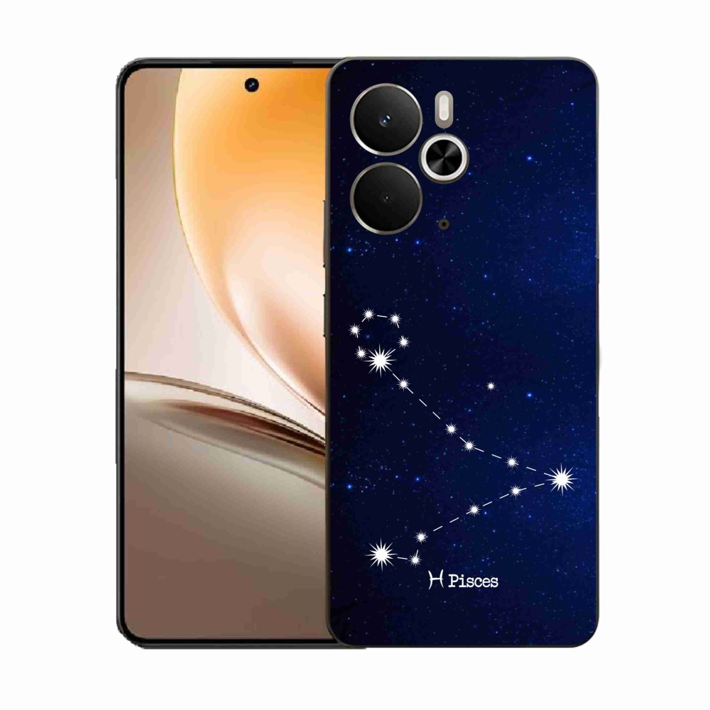 Gél borítás mmCase a Realme 14 5G számára - csillagkép Halak