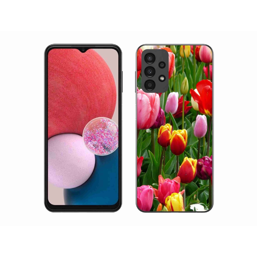Zselés borítás mmCase Samsung Galaxy A13 4G - tulipánok