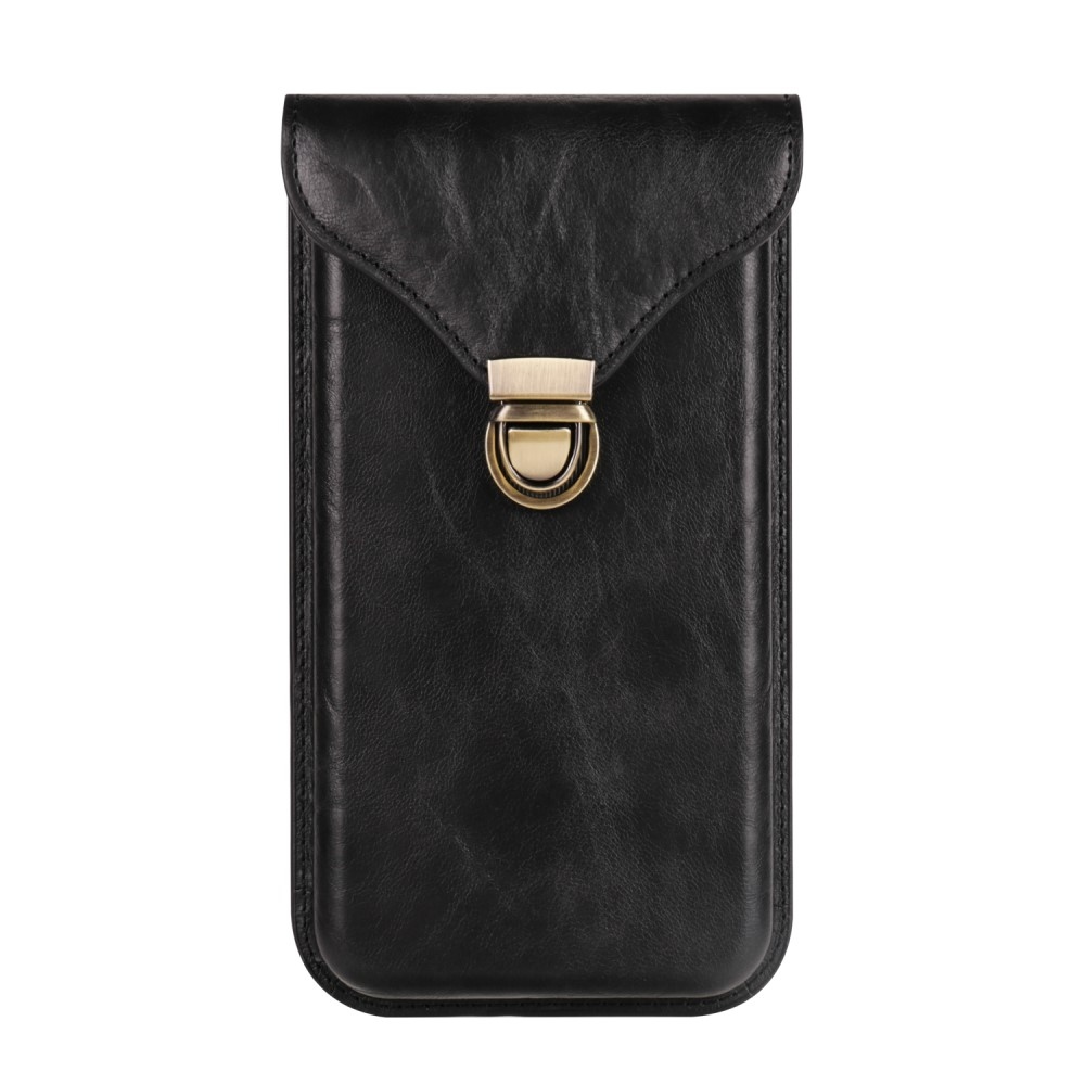 Pouch univerzális övtáska 6,7 hüvelykig terjedő telefonokhoz - fekete színben