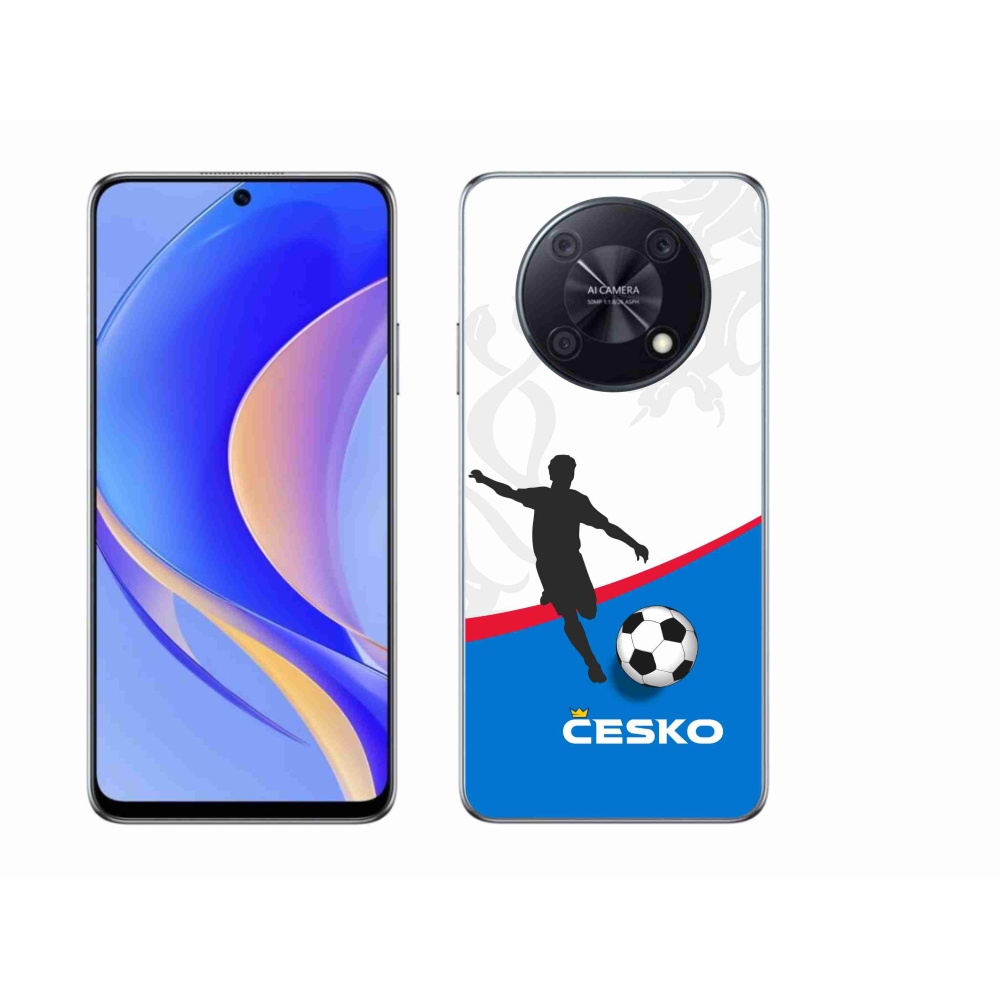 Gél borítás mmCase a Huawei Nova Y90-hez - futball Csehország 1