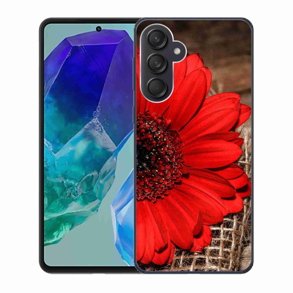 Gél borítás mmCase Samsung Galaxy M55 5G - gerbera