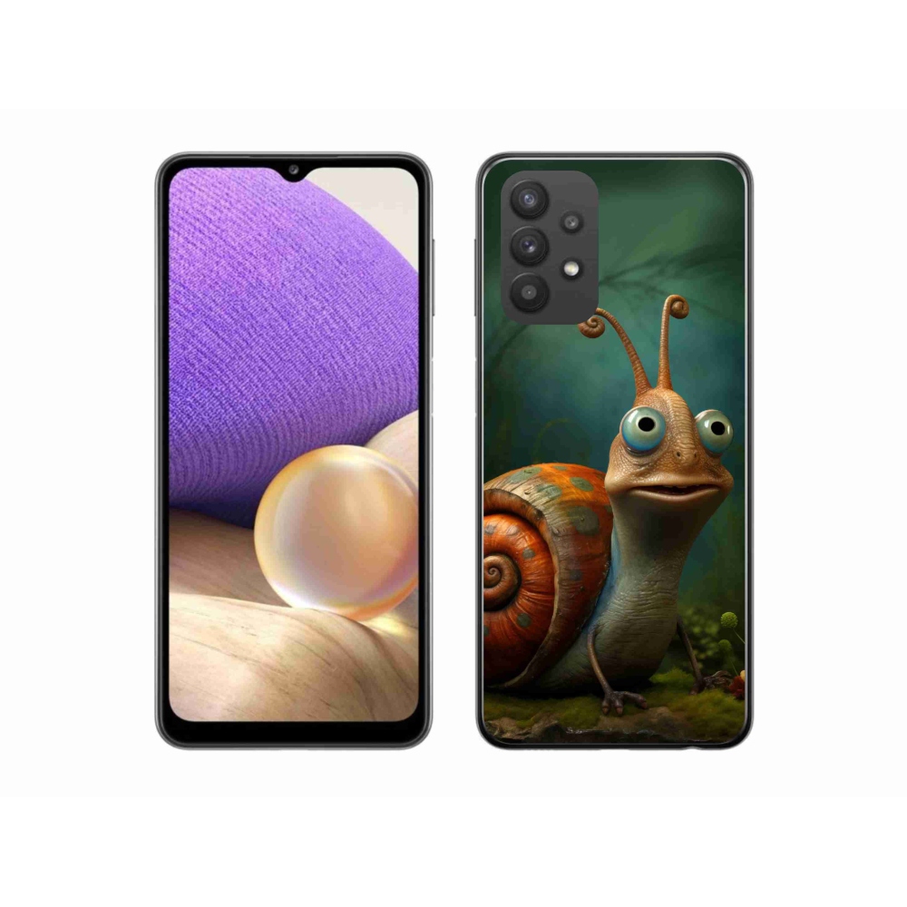 Zselés borítás mmCase Samsung Galaxy A32 5G - csiga