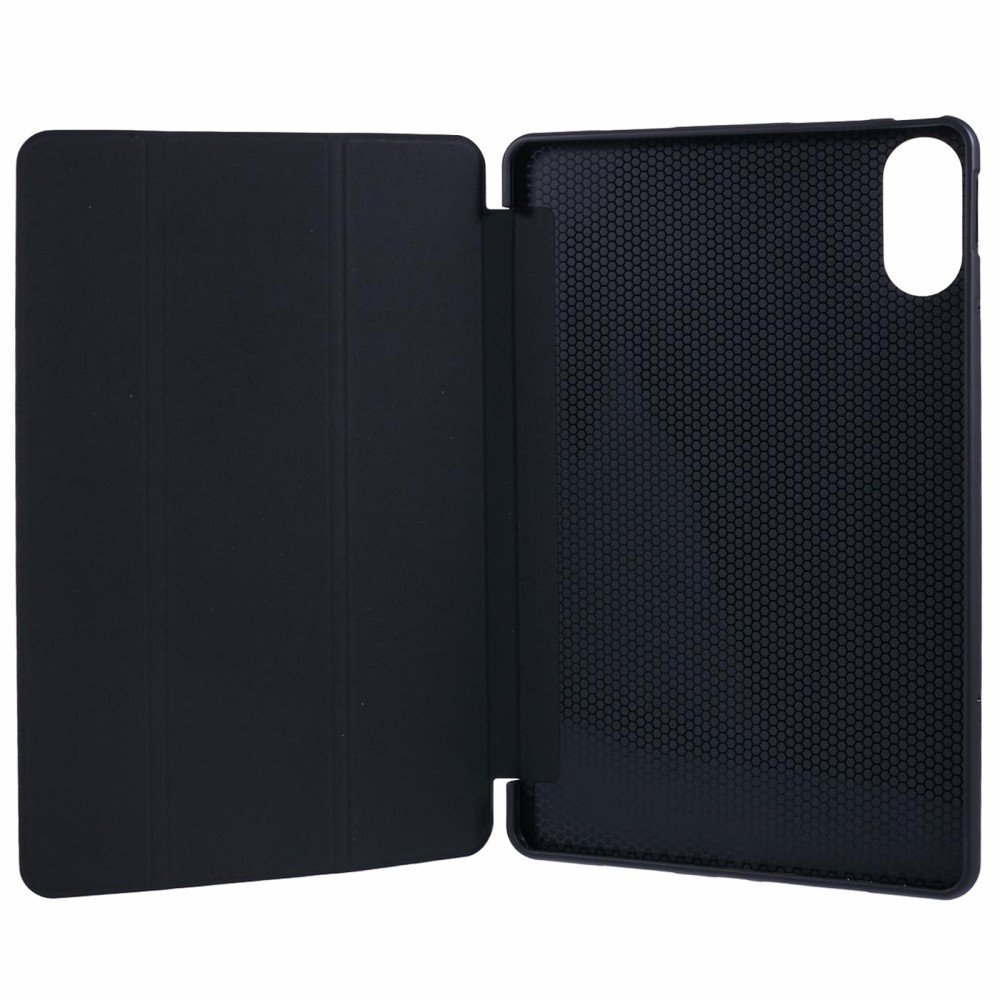 Összecsukható intelligens záró tok Xiaomi Redmi Pad Pro 4G/5G tablethez - fekete