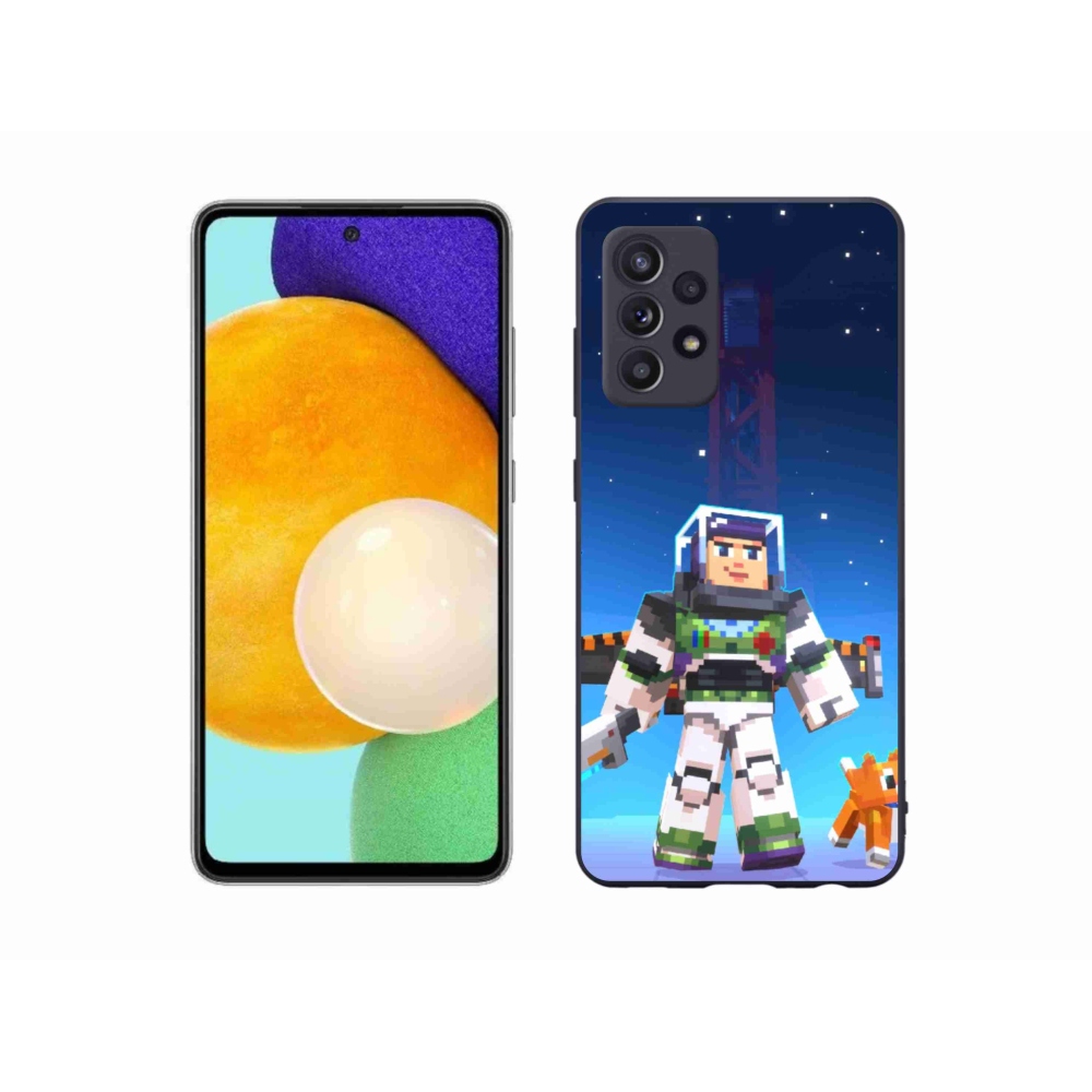 Gél borítás mmCase Samsung Galaxy A52s 5G - minecraft 2