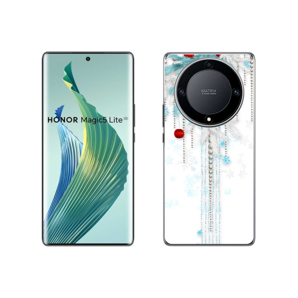 Gél borítás mmCase a Honor Magic 5 Lite 5G számára - Karácsonyi dekoráció