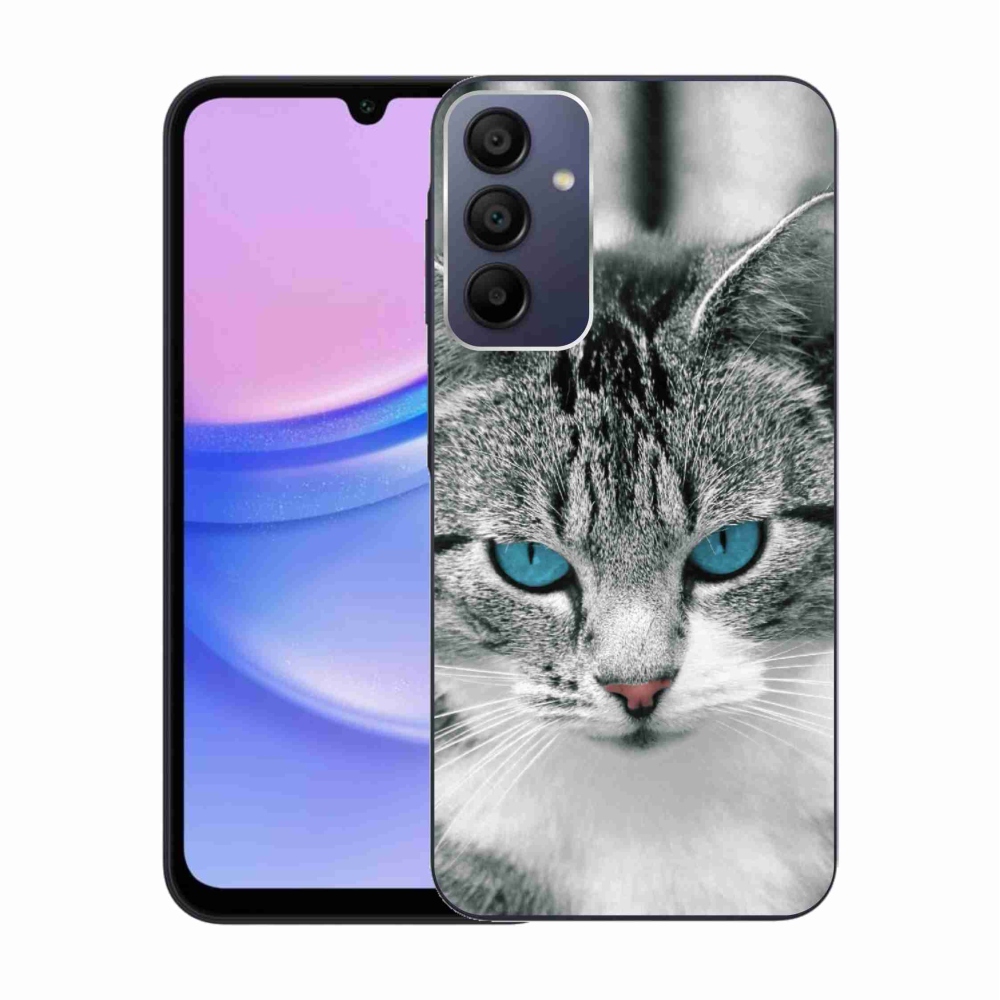 Zselés borítás mmCase Samsung Galaxy A15 4G/5G - macska nézet 1