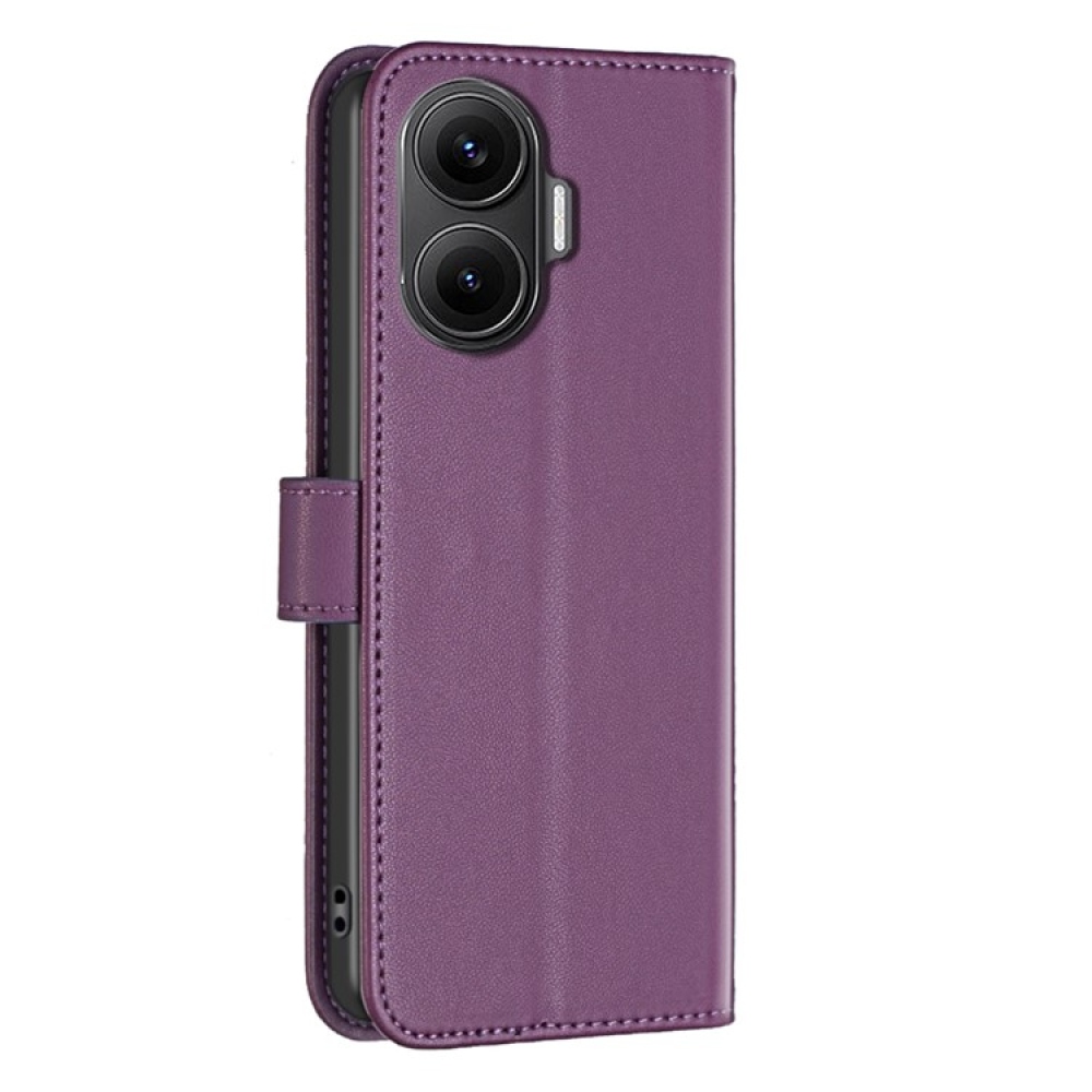 BNF könyv tok Xiaomi Poco F7 5G - sötétlila - Xiaomi Poco F7 5G számára