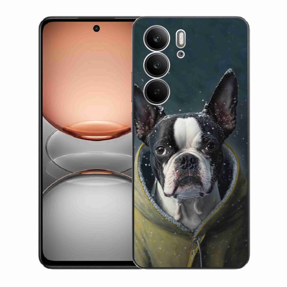 Zselés borítás mmCase a Realme C75 készülékhez - bulldog