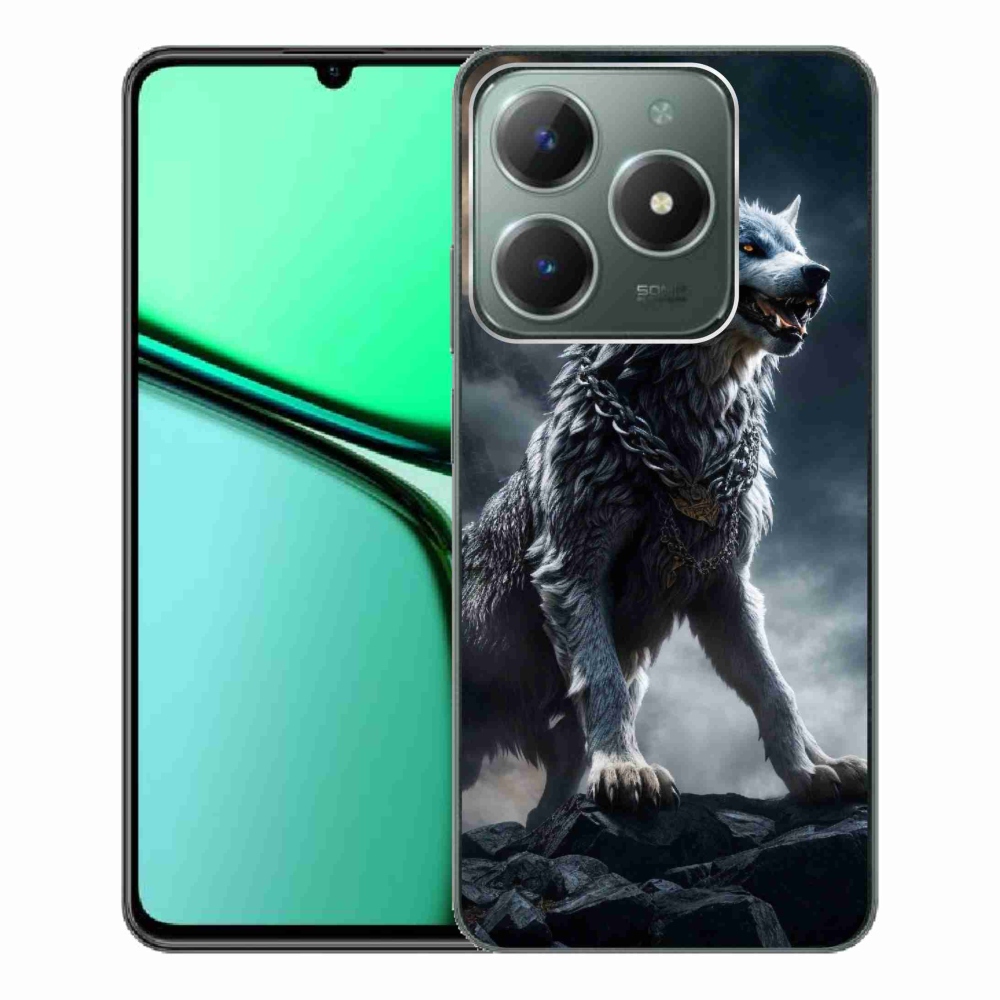 Zselés borítás mmCase a Realme C61 készülékhez - farkas 1