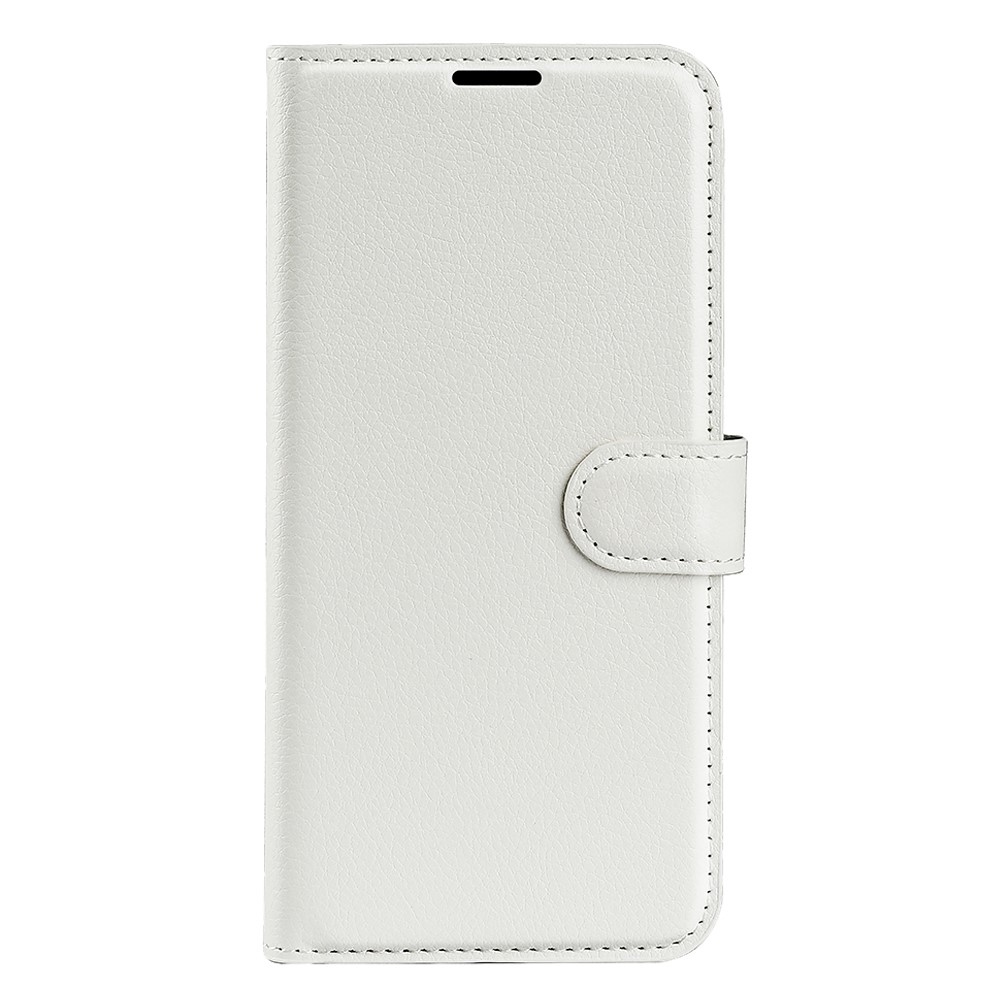 Litchi könyv tok Huawei Nova Y61-hez - fehér