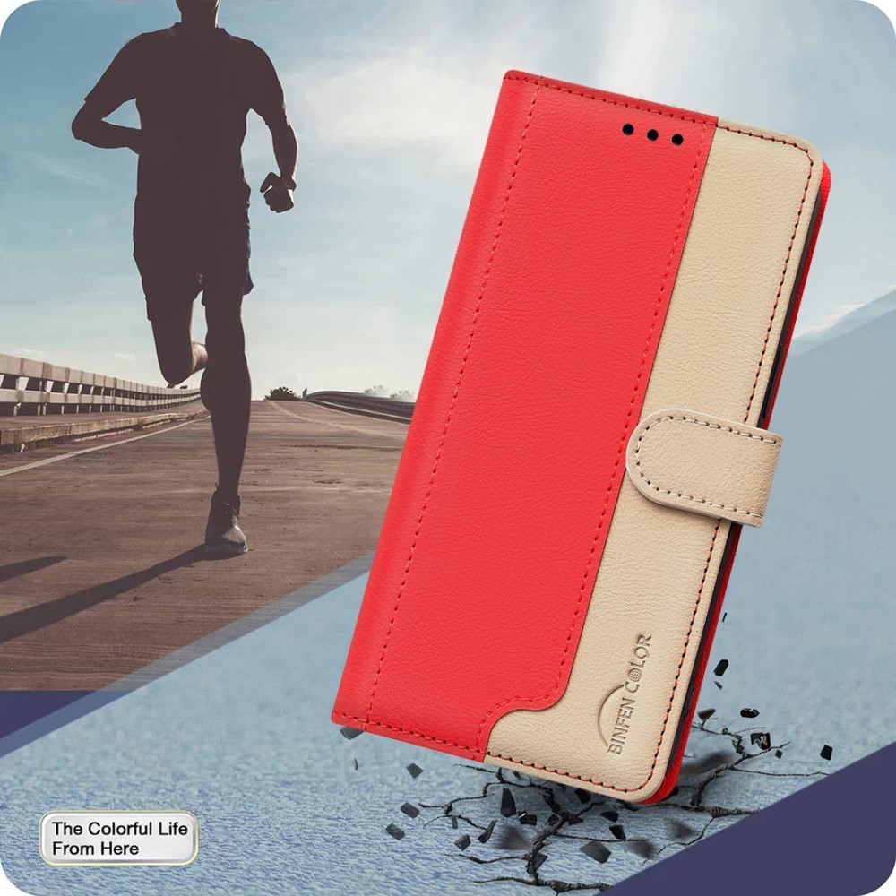 BNF DUO könyvtáska Samsung Galaxy Xcover 7 Pro készülékhez - piros színben