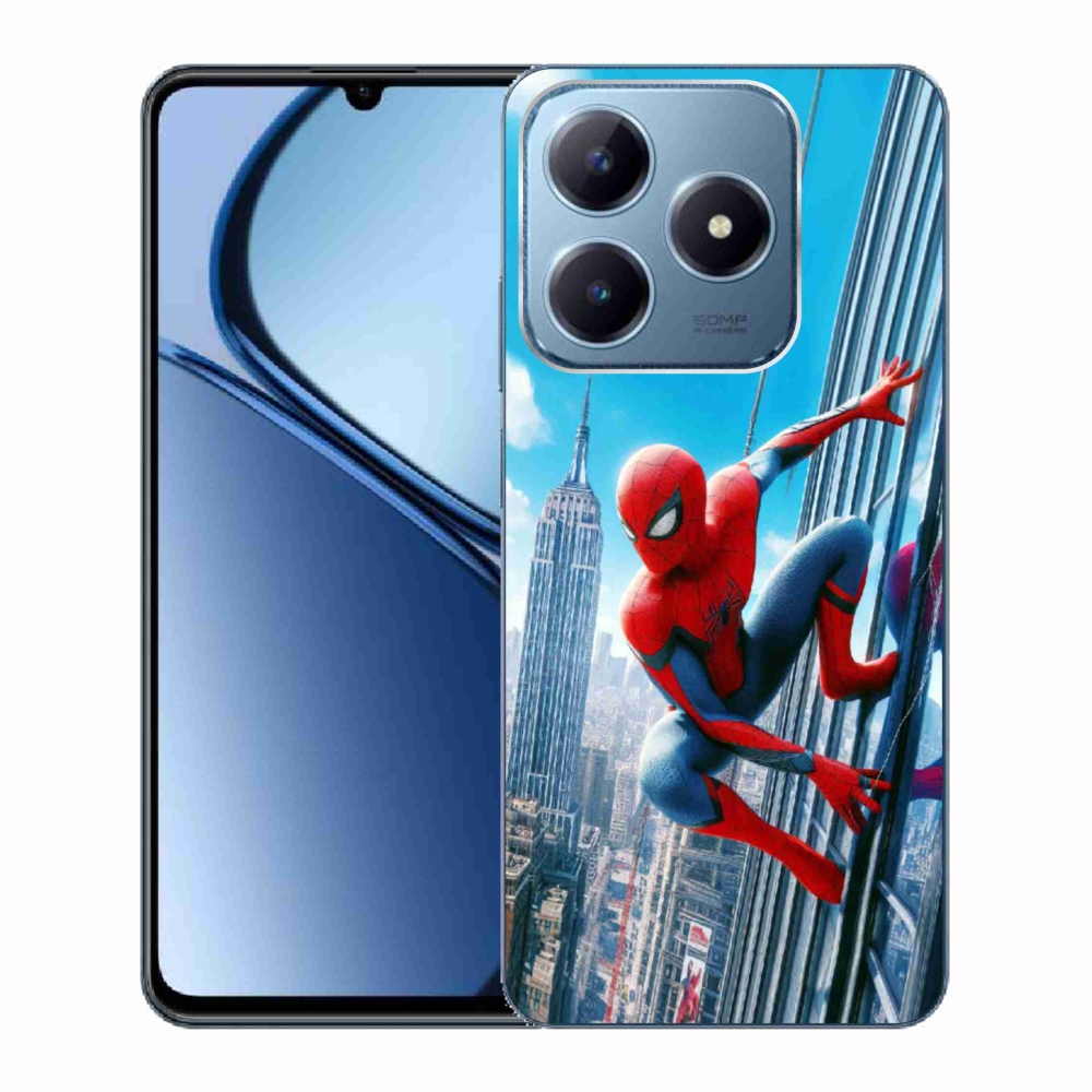 Gél borítás mmCase a Realme C63 készülékhez - pókember