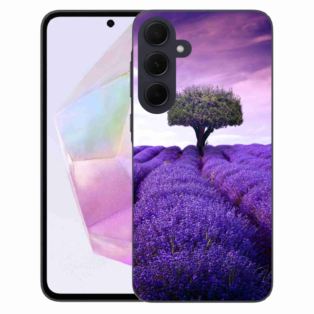 Gél védőhuzat mmCase Samsung Galaxy A35 5G - levendula rét
