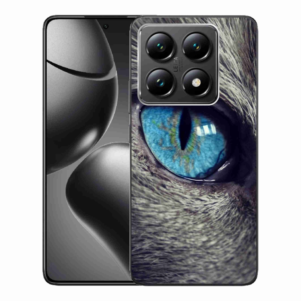 Gél borítás mmCase a Xiaomi 14T-hez - kék macskaszem