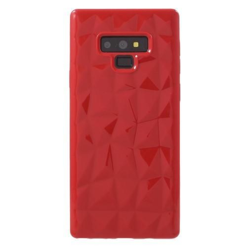 3D gyémánt zselés tok Samsung Galaxy Note9-hez - piros