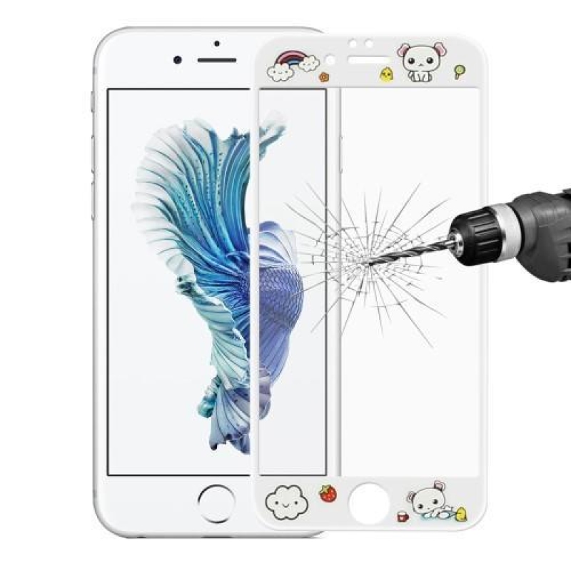 3D üveg teljes képernyővédő edzett üveg iPhone 6 Plus és 6s Plus készülékhez - kutya