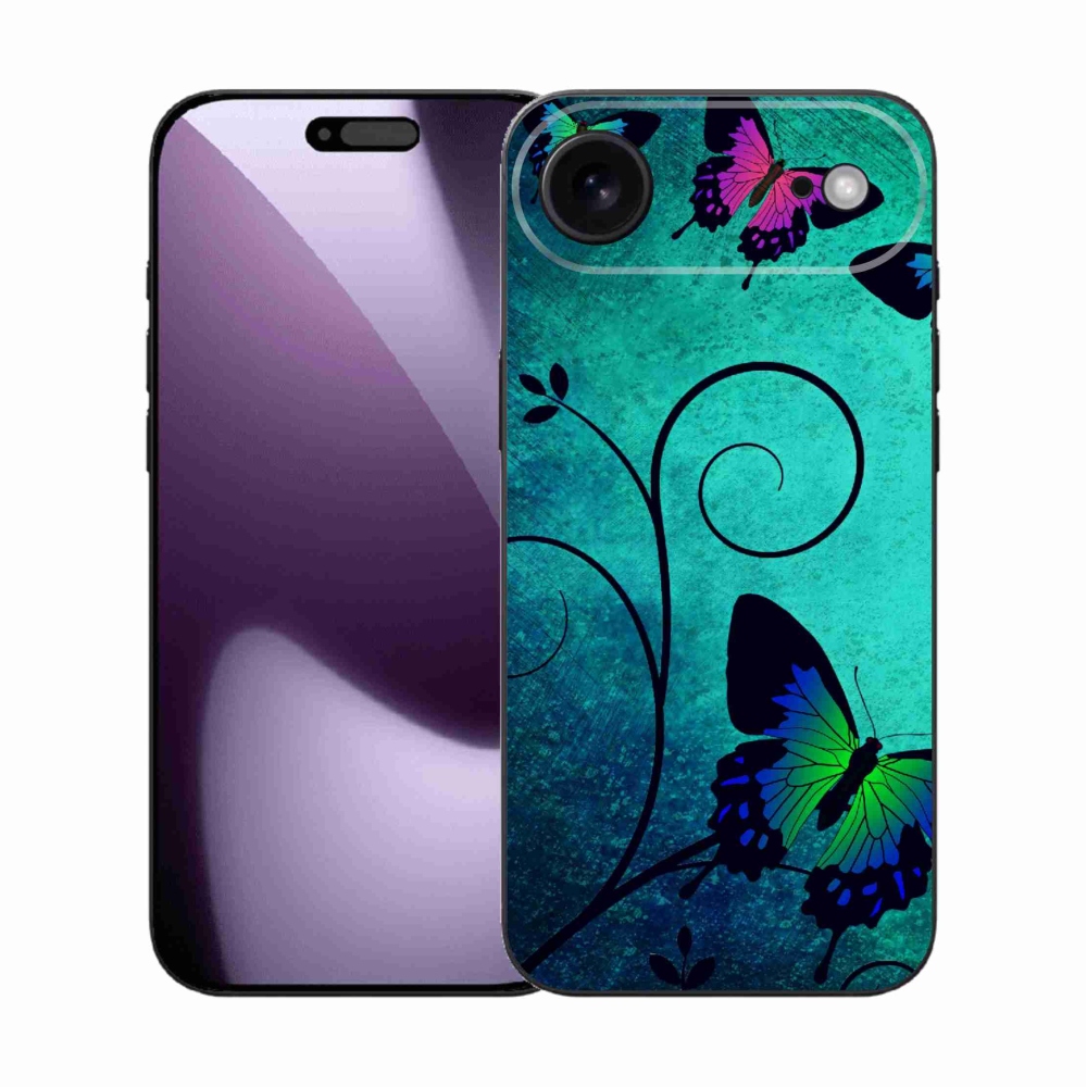 Gél borítás mmCase iPhone 17 Air készülékhez - színes pillangók