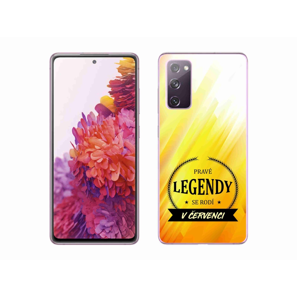 Zselés borítás mmCase Samsung Galaxy S20 FE - Legendák júliusban sárga háttérrel