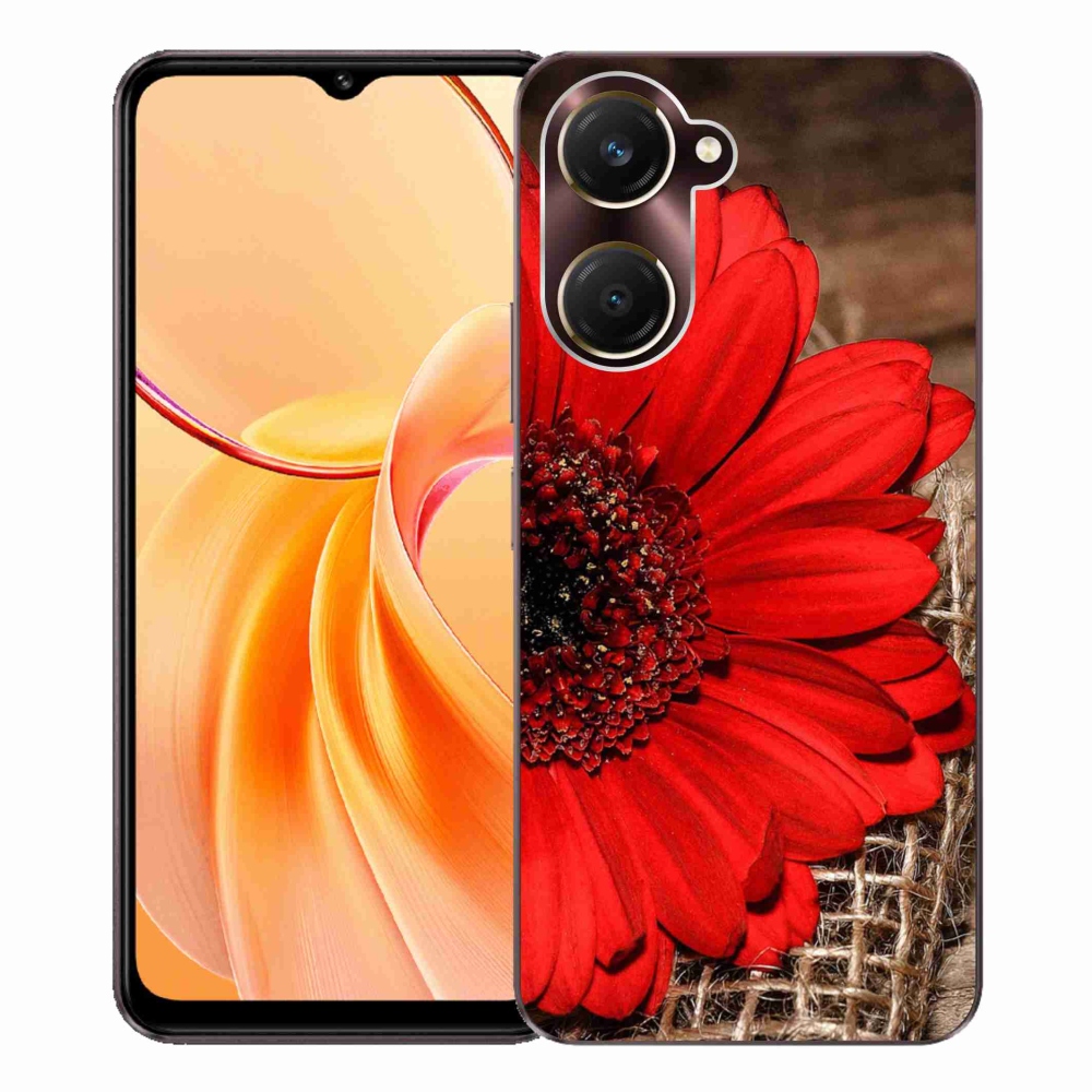 Zselés borítás mmCase a Vivo Y28s 5G-hez - gerbera