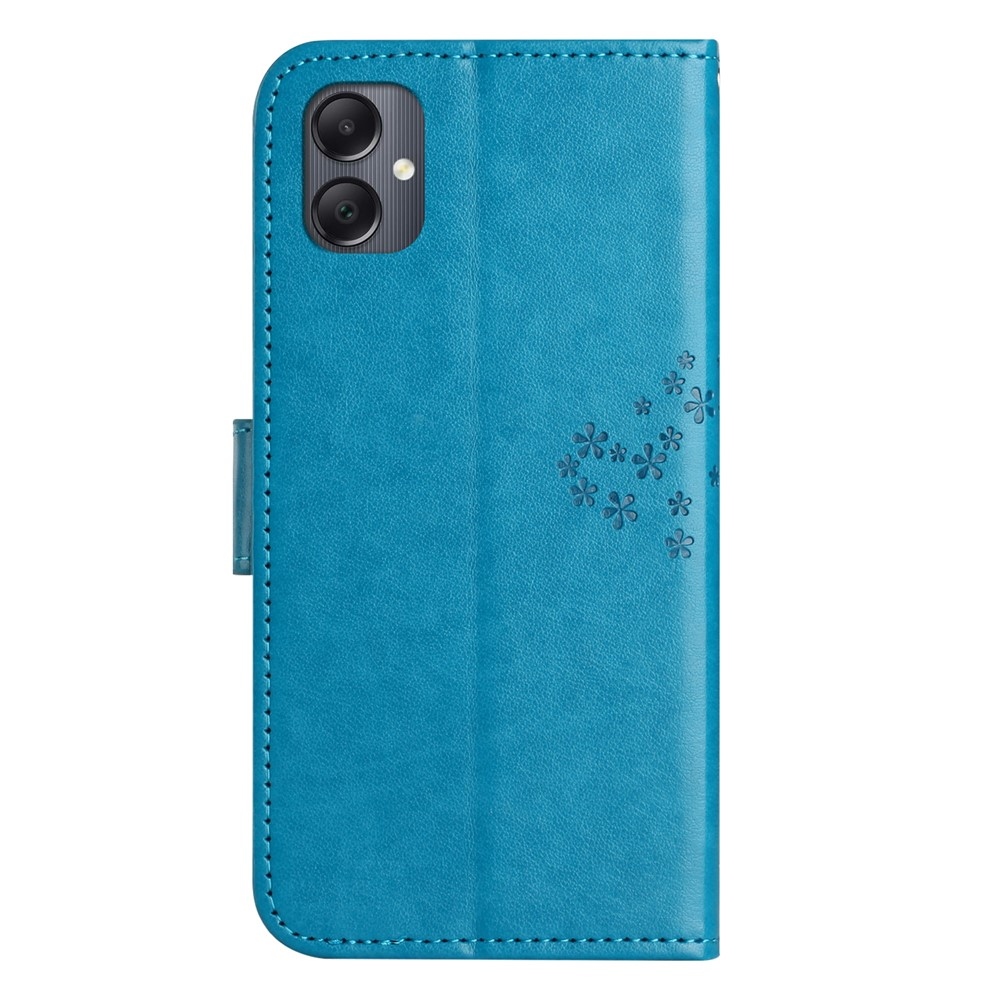 Fás könyv tok Samsung Galaxy A07 4G - kék