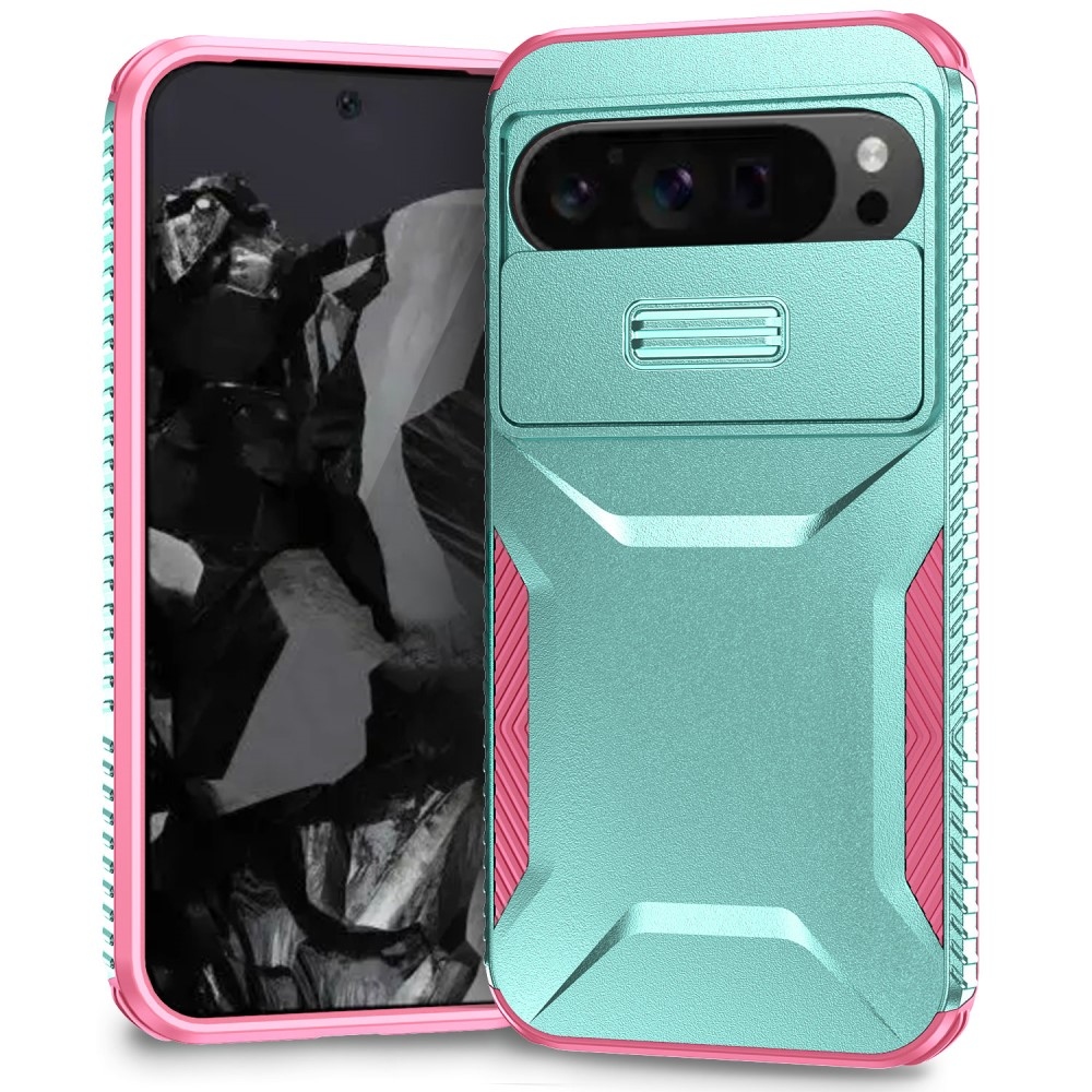 Fedél ellenálló borítás a Google Pixel 9 Pro XL-hez - teal/pink