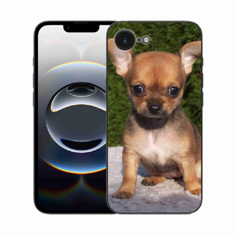 Zselés borítás mmCase iPhone 16e készülékhez - chihuahua 3