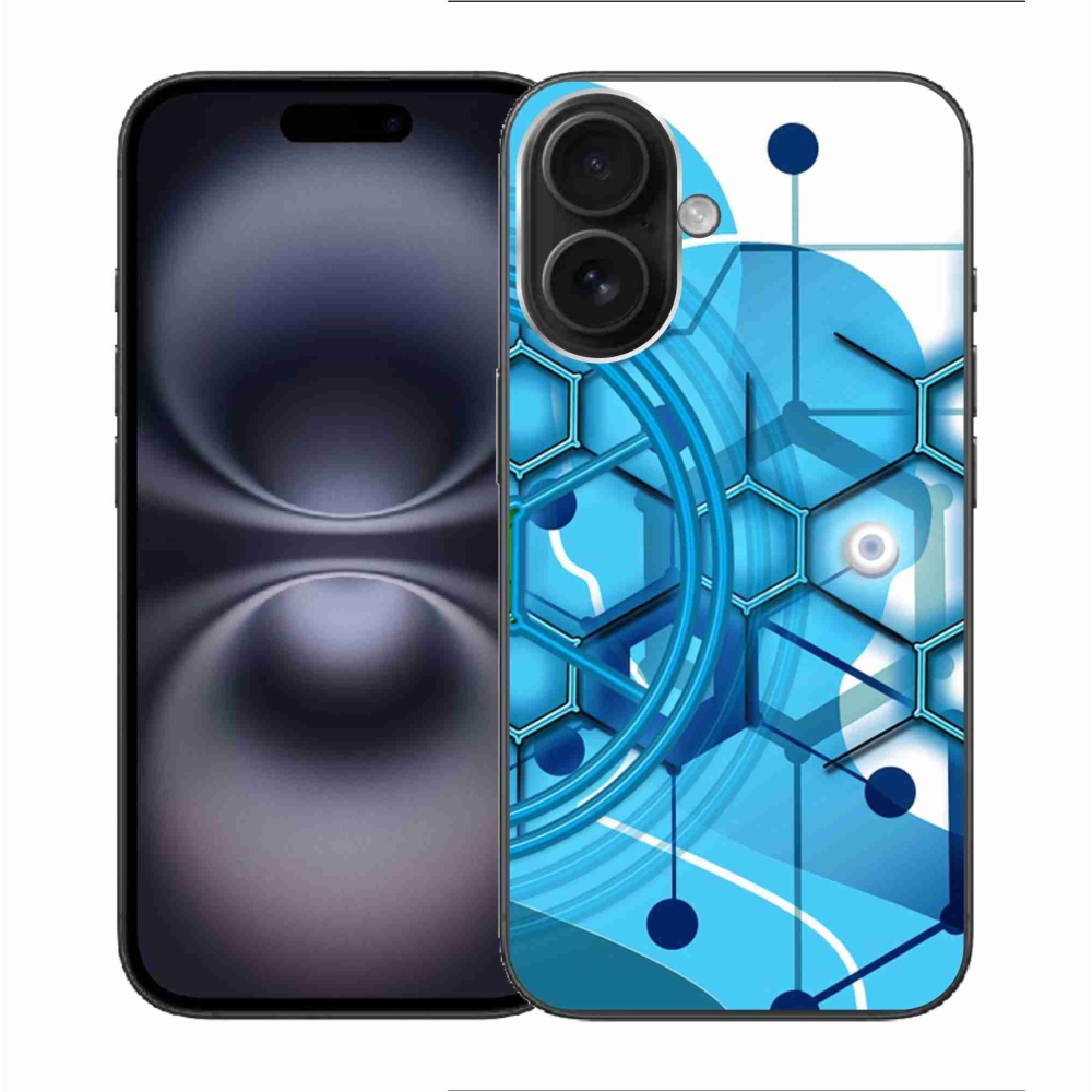 Gél borítás mmCase iPhone 16 készülékhez - absztrakt minta 2