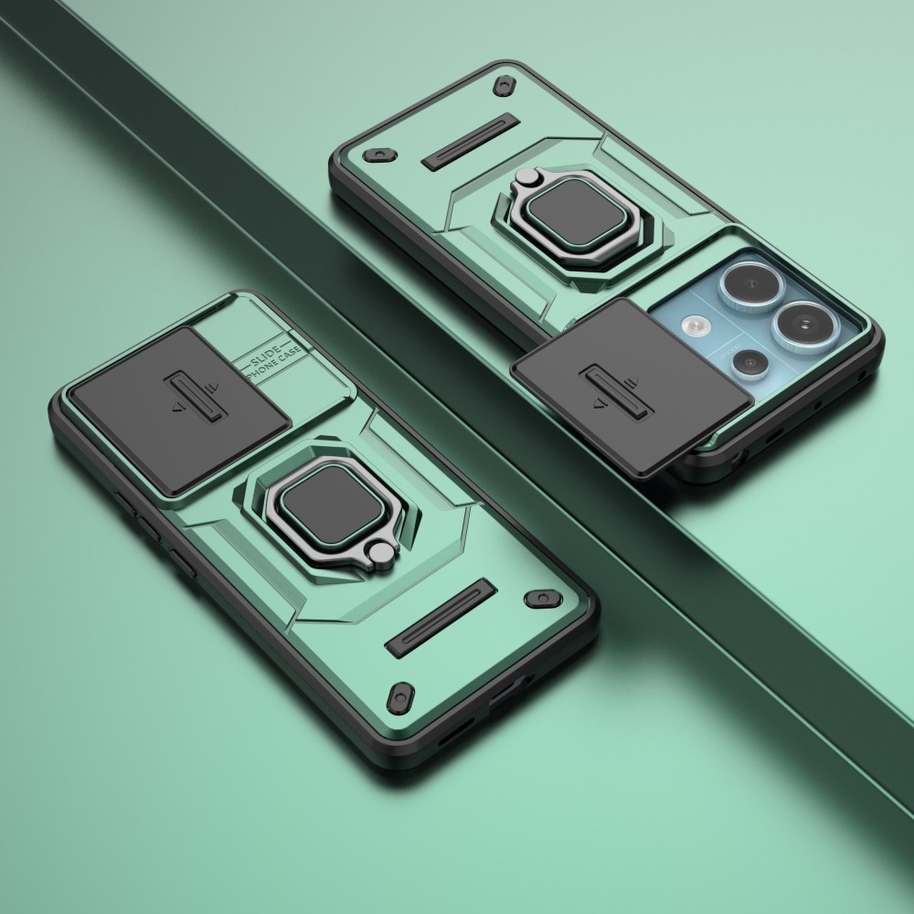 Lencseálló hibrid borítás a Xiaomi Redmi Note 13 Pro 5G/Poco X6 5G készülékhez - zöld