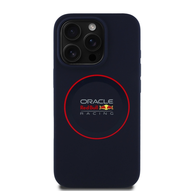 Red Bull szilikon Red Ring MagSafe hátlap iPhone 15 Pro tengerészgyalogoshoz