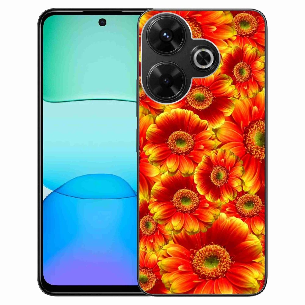 Gél borítás mmCase a Xiaomi Redmi 13 4G/Poco M6 4G - gerbera 1