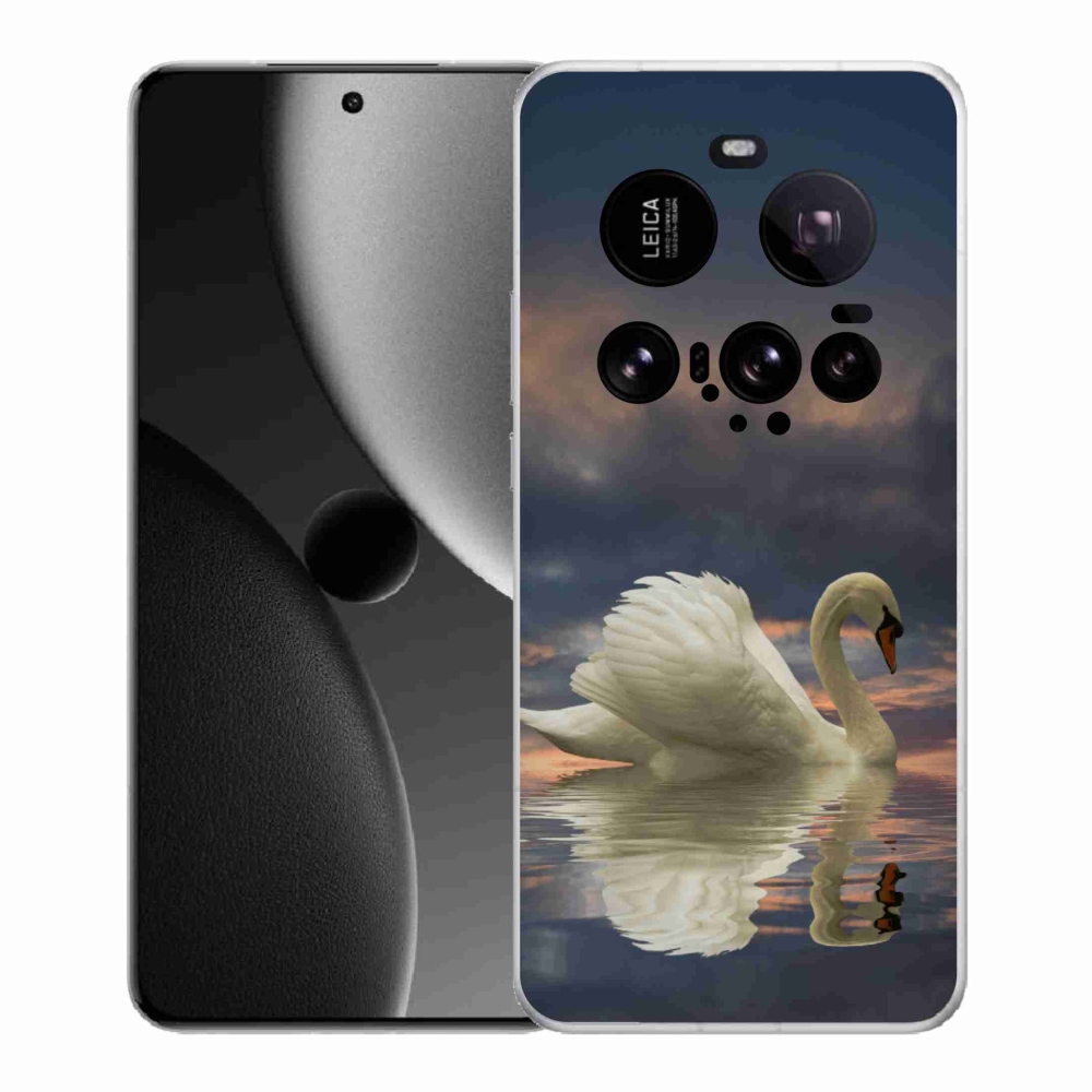 Gél borítás mmCase a Xiaomi 15 Ultra számára - hattyú