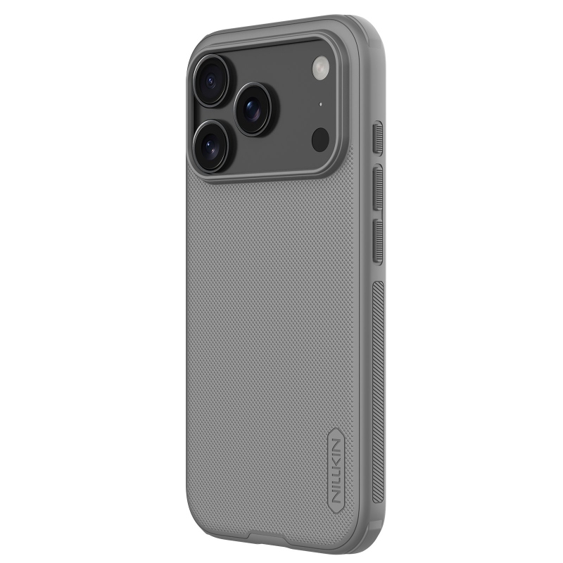 Nillkin Super Frosted PRO hátlap az Apple iPhone 17 Pro Max készülékhez Titánium szürke
