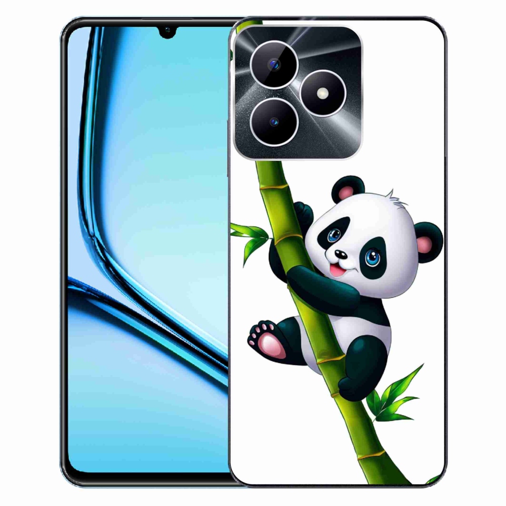 Gél borítás mmCase a Realme Note 50 készülékhez - bambusz pandával