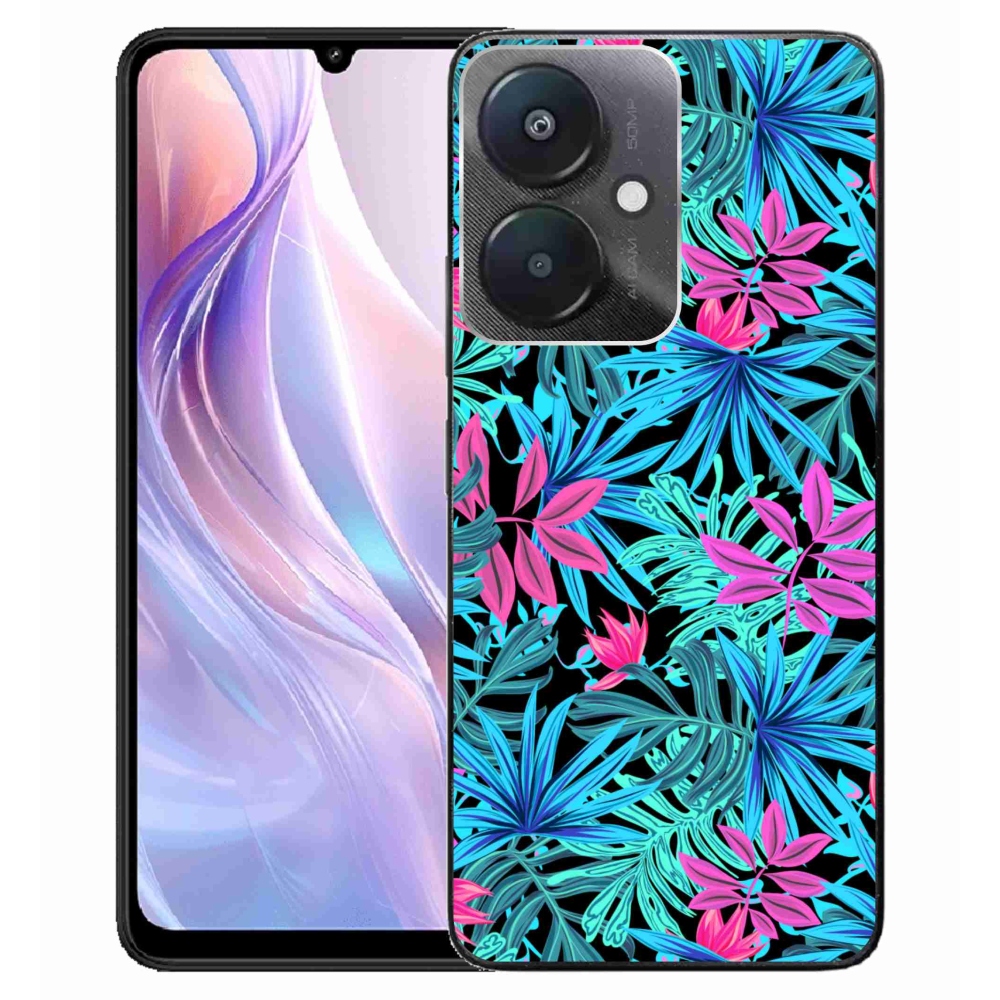 Gél borító mmCase a Xiaomi Redmi 13C 5G számára - virágok 3