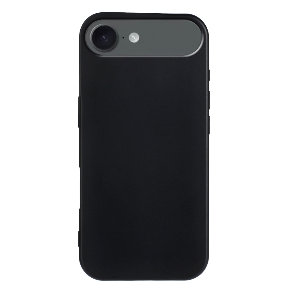 Matt zselés tok iPhone 17 Air készülékhez - fekete