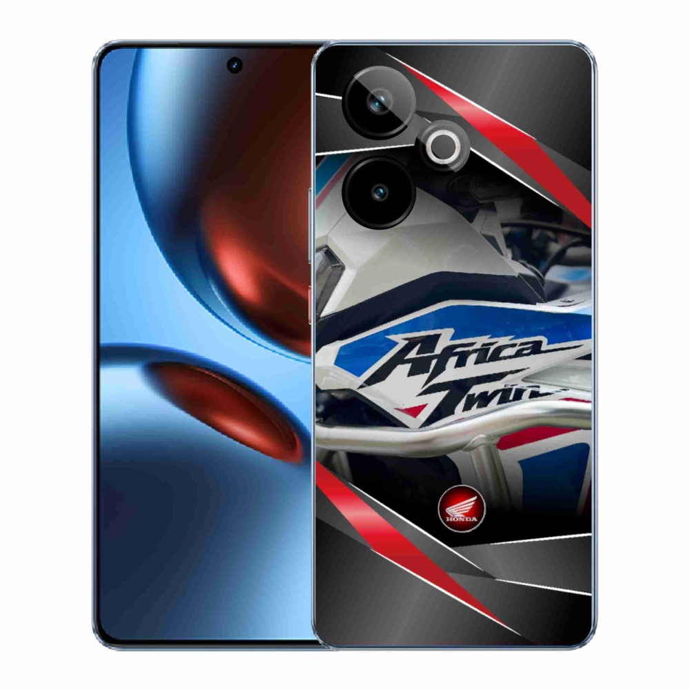 Rugalmas zselés tok mmCase képpel a Realme GT 7 5G/GT 7T 5G számára - honda motorkerékpár